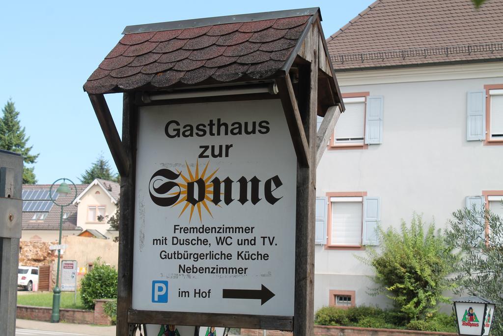 Hotel Gasthaus Zur Sonne Fryburg Bryzgowijski Zewnętrze zdjęcie